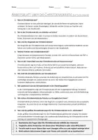Vorschau - Arbeitsblätter - AB mit Fragen zum Thema "Christdemokratie" + Lösungsblatt - Seite 1