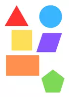 Vorschau - Stationenlernen - Schattenbilder "Geometrie" - Seite 1