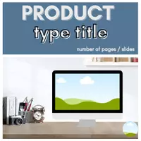Aperçu - Outils du professeur - Modèles de couverture de produits | MODIFIABLE dans CANVA - Page 1