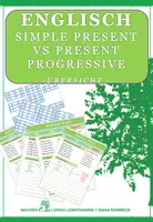 Vorschau - Merkblätter - Englisch: Simple Present vs Present Progressive - Übersicht - Deckblatt