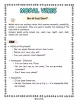 Vista previa - Hojas de trabajo - Modal Verbs - Teoría, Práctica + Speaking - página 2