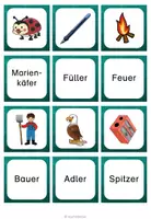 Vorschau - Spiele - Merk es dir! - Wörter mit -en, -el, -er - Seite 2