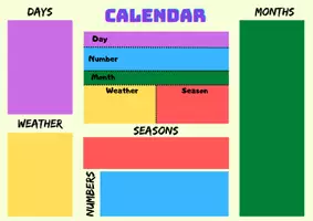 Vista previa - Decoración del aula - Calendar - página 1