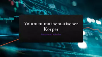 Vorschau - Präsentationen/Tafelbilder - Volumen mathematischer Dreiecksprismen - Seite 1