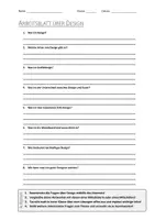 Vorschau - Arbeitsblätter - AB mit Fragen zum Thema "Design" + Lösungsblatt + Mindmap + Infografik - Deckblatt