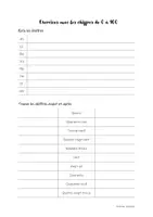 Vorschau - Arbeitsblätter - Exercices avec les chiffres de 0 à 100 - Deckblatt