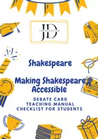 Vorschau - Stundenentwürfe - Shakespeare Debate: Making Shakespeare Accessible (Sek II) - Deckblatt