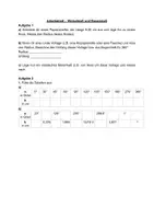 Vorschau - Arbeitsblätter - Aufgabenzettel - Winkel- und Bogenmaß - Deckblatt