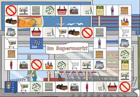 Vorschau - Spiele - Brettspiel / Spielplan "Im Supermarkt" Thema Einkaufen - DaZ / DaF / Deutsch - Seite 3