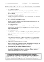 Vorschau - Arbeitsblätter - AB mit Fragen zum Thema "Deutsche Handschrift" + Lösungsblatt - Seite 1
