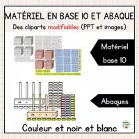 Aperçu - Affichage - Abaques et matériel base 10 modifiables - Page de couverture