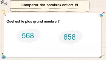 Aperçu - Préparation de séquence / Séquence complète - Comparer des nombres entiers - Séquence clé en main - Page 3