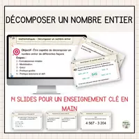 Aperçu - Préparation de séquence / Séquence complète - Les nombres entiers - Enseignement clé en main - Page 1