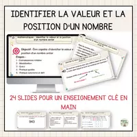 Aperçu - Préparation de séquence / Séquence complète - Valeur de position d'un chiffre - Séquence clé en main - Page de couverture