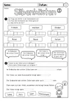 Vorschau - Arbeitsblätter - Silben untersuchen (offene, geschlossene Silbe, Silbenkästen) - Seite 3