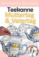 Vorschau - Stundenentwürfe - Komplettpaket - Muttertag und Vatertag inklusive Lapbooks - Seite 1