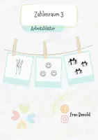 Vorschau - Arbeitsblätter - Zahleneinführung Zahl 3 | Arbeitsblätter Zahlenraum 3| Klasse 1 Grundschule | Schreiben, Nachspuren & Übungen - Deckblatt