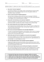 Vorschau - Arbeitsblätter - AB mit Fragen zum Thema "Deutsche Ostgebiete" + Lösungsblatt - Seite 1