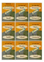 Vorschau - Unterrichtsreihen - Meine Schulsachen - Lesespiel: Ich habe .... - Wer hat ...? - Seite 1