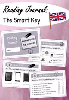Vorschau - Arbeitsblätter - Reading Journal - The smart key - Deckblatt