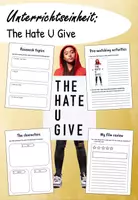Vorschau - Arbeitsblätter - Unterrichtseinheit - The Hate U Give - Deckblatt