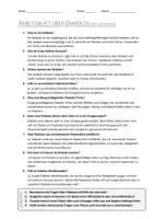 Vorschau - Arbeitsblätter - AB mit Fragen zum Thema "Diabolo" + Lösungsblatt - Seite 1