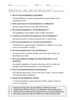 Vorschau - Arbeitsblätter - AB mit Fragen zum Thema "Die drei Musketiere" + Lösungsblatt + Mindmap + Infografik - Seite 2
