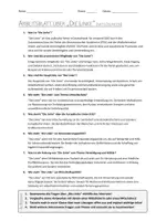 Vorschau - Arbeitsblätter - AB mit Fragen zum Thema "Die Linke" + Lösungsblatt - Seite 1