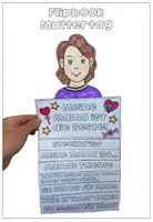 Vorschau - Arbeitsblätter - Muttertag Flipbook - Basteln und Schreiben - mit Oma - Version - Seite 1
