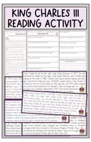 Vorschau - Arbeitsblätter - King Charles III - Reading Activity - Deckblatt