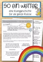 Vorschau - Anderer Materialtyp - Klanggeschichte Wetter - Deckblatt