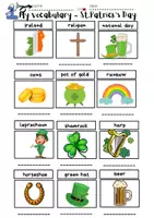 Vorschau - Arbeitsblätter - Englisch Arbeitsblätter: St.Patrick`s Day - Seite 1