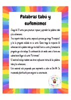 Vista previa - Juegos / Gamificación - Palabras tabú y eufemismos Yo tengo, quién tiene - página 1