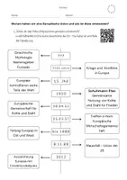 Vorschau - Arbeitsblätter - Geschichte der europäischen Union Arbeitsblatt - Seite 1