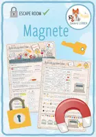 Vorschau - Arbeitsblätter - Magnete – Escape Room - Deckblatt