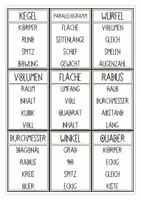 Vorschau - Stationenlernen - MATHE TABU: Fläche und Volumen - Seite 1
