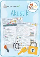 Vorschau - Arbeitsblätter - Akustik – Escape Room - Deckblatt