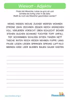 Vorschau - Arbeitsblätter - Wiewörter - Adjektive - Arbeitsblätter & Merkblätter mit Lösungen - Seite 3