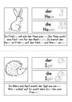 Vorschau - Arbeitsblätter - Tiere im Frühling - Informationskarten - Seite 3
