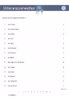 Vorschau - Arbeitsblätter - Lesespur - Unterwasser - Seite 1