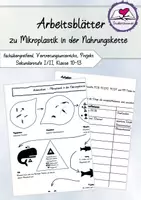 Vorschau - Arbeitsblätter - Arbeitsblatt/Vertretungsstunde "Mikroplastik in der Nahrungskette", Klasse 10-13 - #TimeForClimateAction - - Deckblatt