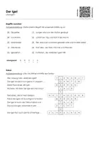Vorschau - Arbeitsblätter - Der Igel - Arbeitsblatt (Infotext und Übungen) - Seite 3