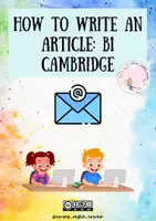 Vista previa - Unidades / Secuencias / Situaciones de Aprendizaje - B1 CAMBRIDGE WRITING PACK: ARTICLE, EMAIL AND STORY - página 1