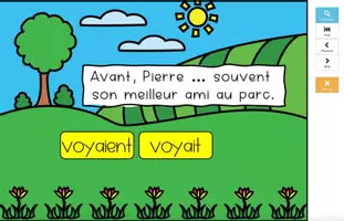 Aperçu - Apprentissages en autonomie - BOOM CARDS L' imparfait VOIR - Page 2