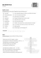 Vorschau - Arbeitsblätter - Die Fledermaus - Arbeitsblatt (Infotext und Übungen) - Seite 1