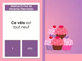 Aperçu - Apprentissages en autonomie - BOOM CARDS Pronoms Personnels - Page 3