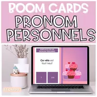 Aperçu - Apprentissages en autonomie - BOOM CARDS Pronoms Personnels - Page de couverture