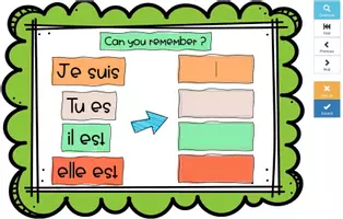 Aperçu - Apprentissages en autonomie - Kit pédagogique Conjugaison BOOM CARDS Présent Avoir Être - Page 2
