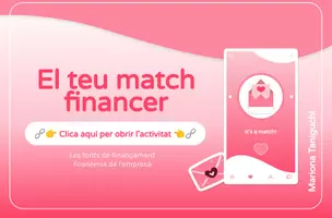Vista previa - Hojas de trabajo - El teu match financer: les fonts de finançament - página 1