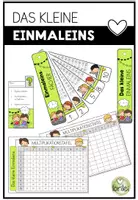 Vorschau - Arbeitsblätter - Kleines Einmaleins - Einmaleinstabelle - Einmaleinsfächer - Deckblatt